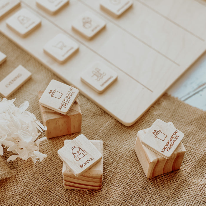 Second Scout Picture Tiles - Blank Timber Tiles