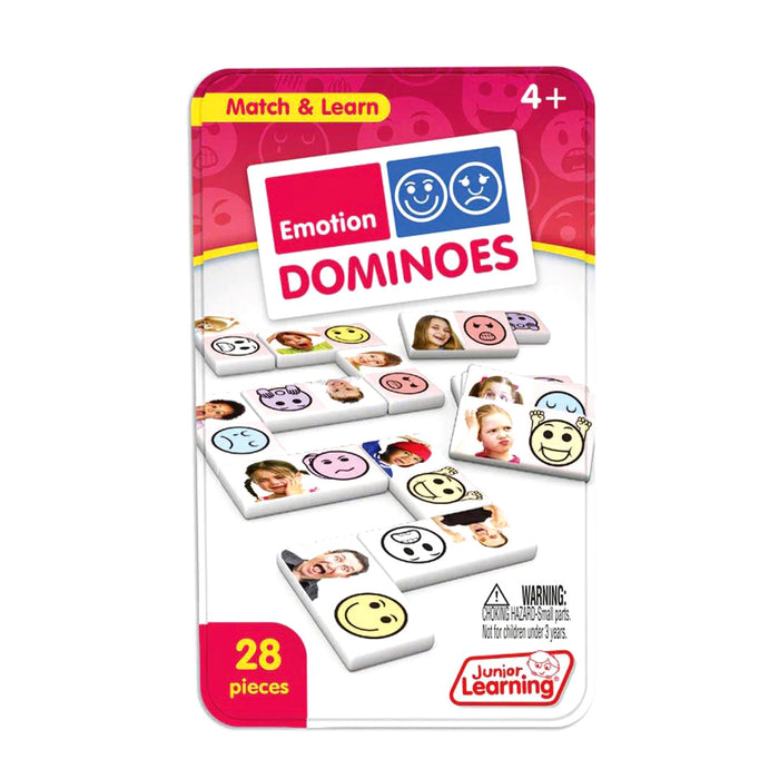 Junior Learning Emotion Dominoes 28 Pieces
