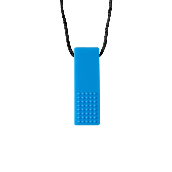 Rainbow Lego Block Chew Necklace