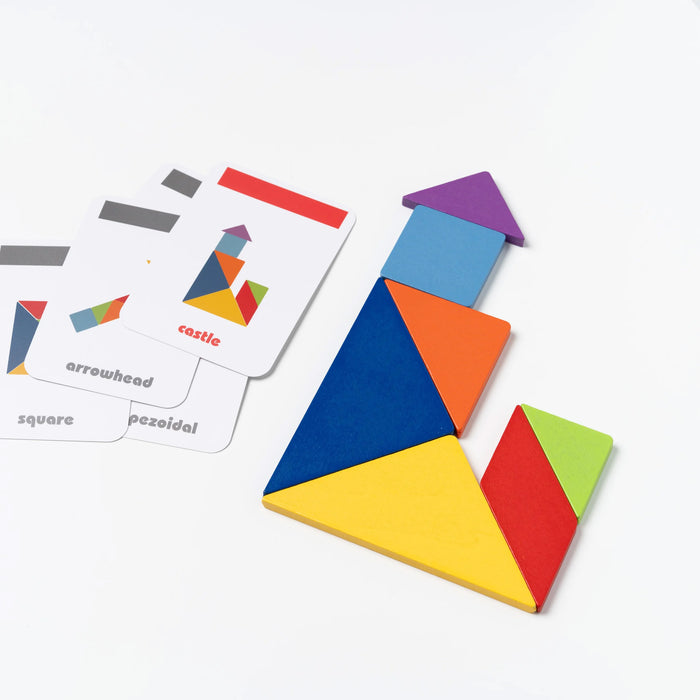 Tangram Puzzle in a Tin