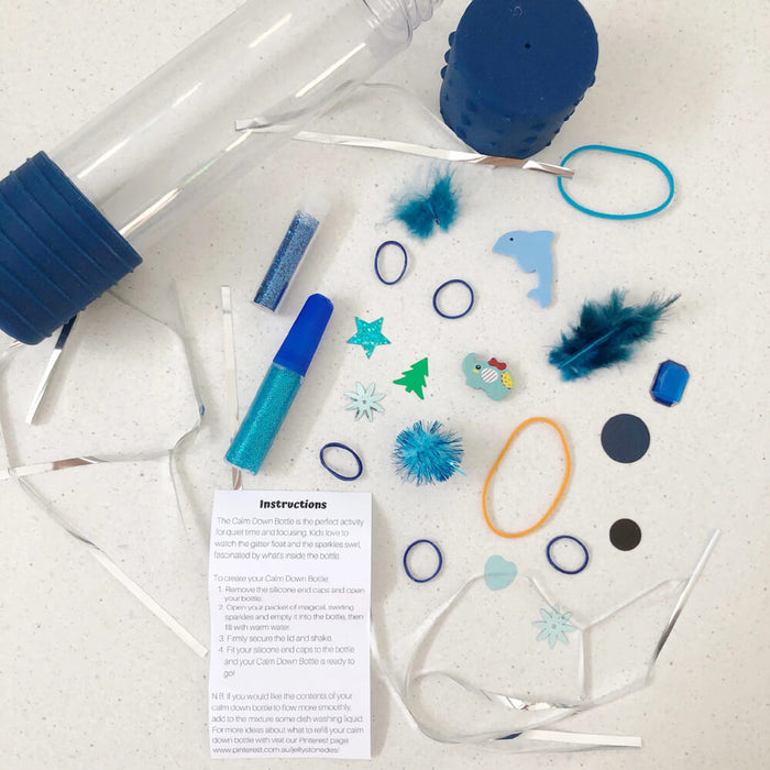 Jelly Stone Designs DIY Calm Down Bottle - Blue