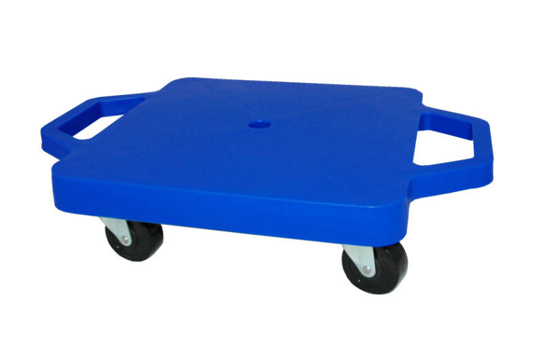 BLUE Sturdy Moulded Plastic Scooter Board (Small / Blue)