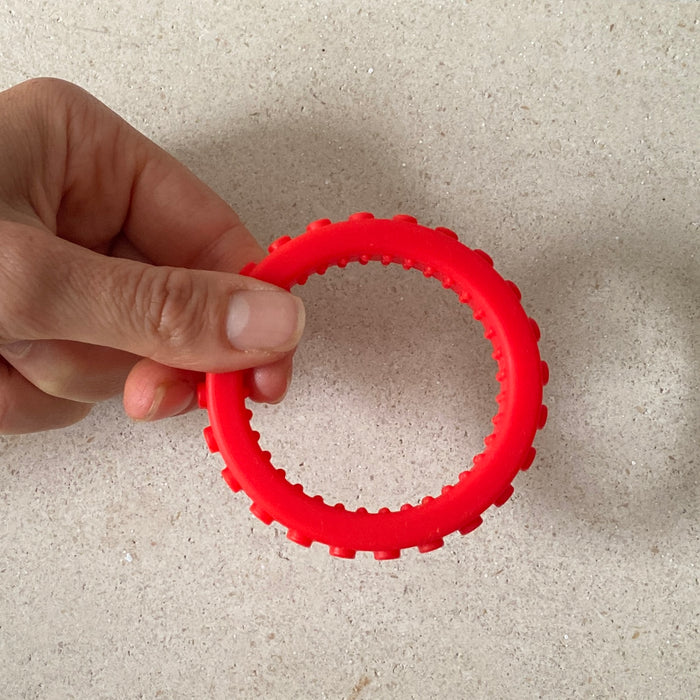 Red Tactile Sensory Chew Bracelet