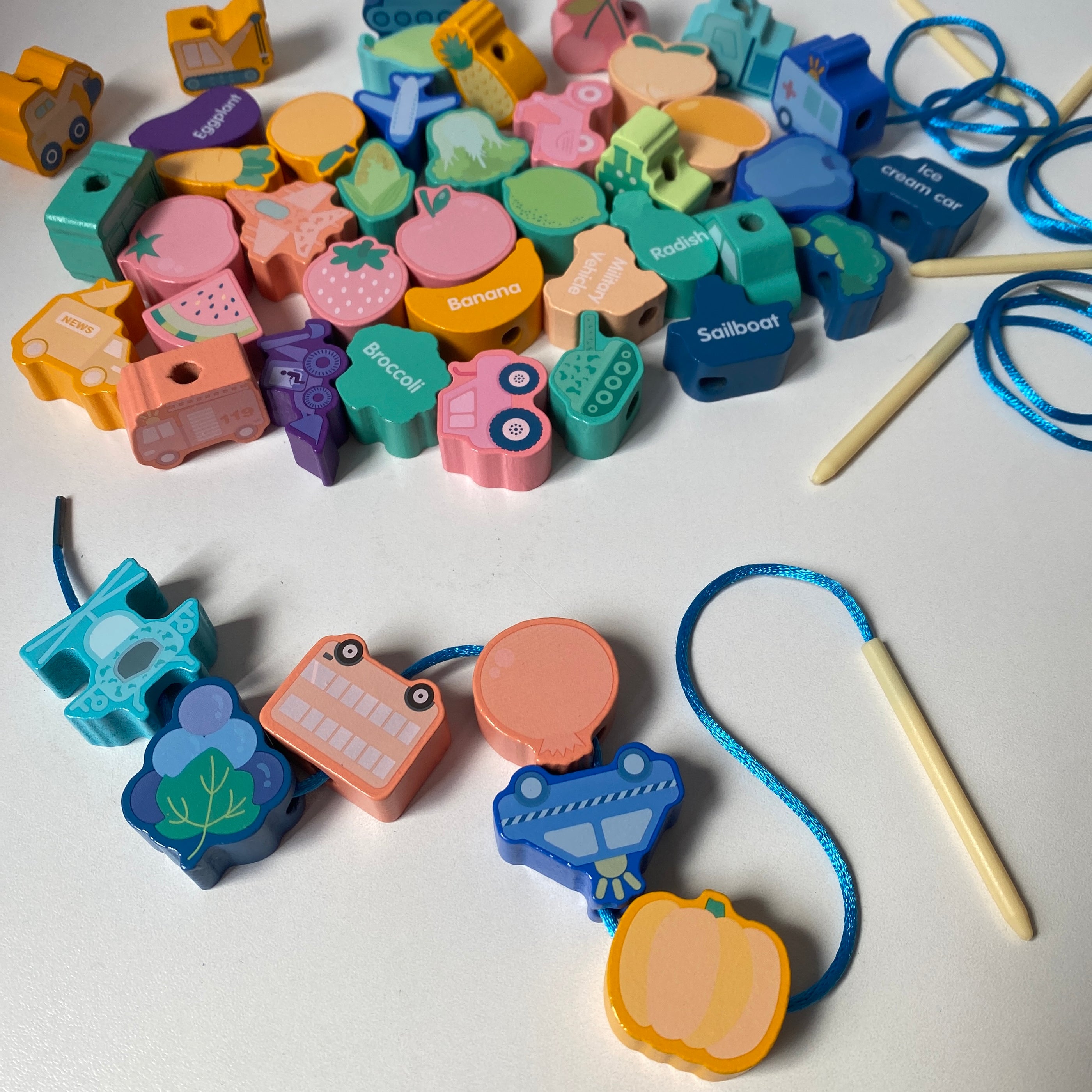 Lacing Beads Fine Motor Game — The OT Store