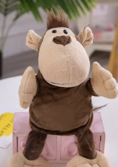 Monkey Hand Puppet for Story Telling for Children