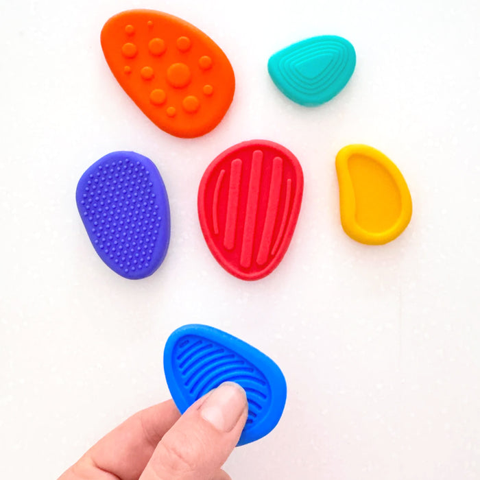 Silicone Sensory Fidget Pebbles (6 pack)