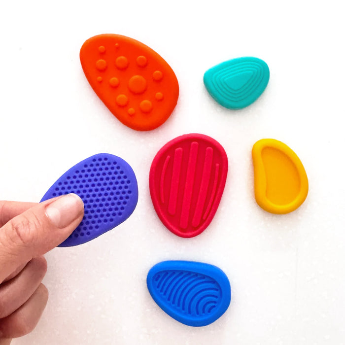 Silicone Sensory Fidget Pebbles (6 pack)
