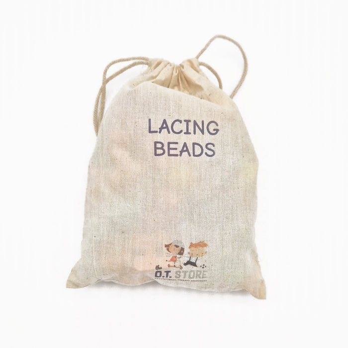 Alphabet Lacing Beads Fine Motor Game