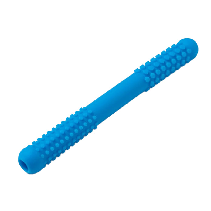 Blue chewy tube oral motor therapy tool