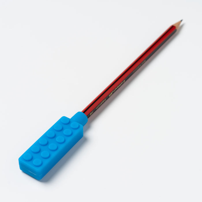 Building Block Pencil Topper Sensory Chew