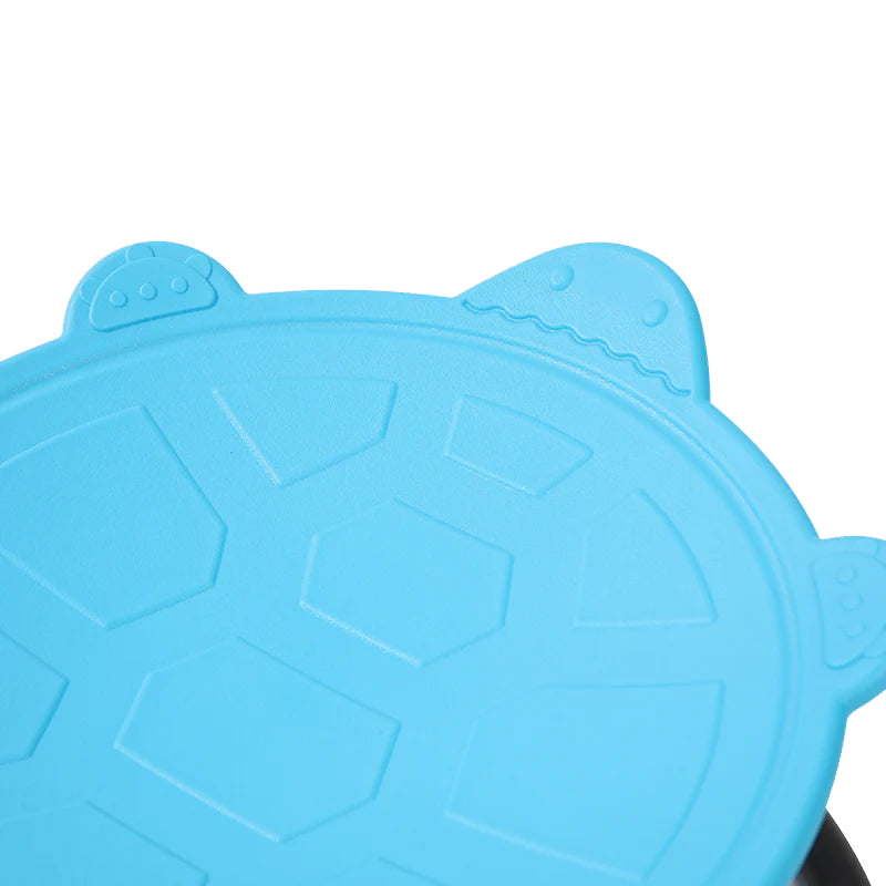 Children's Round Sensory Swivel Chair (Blue Turtle)