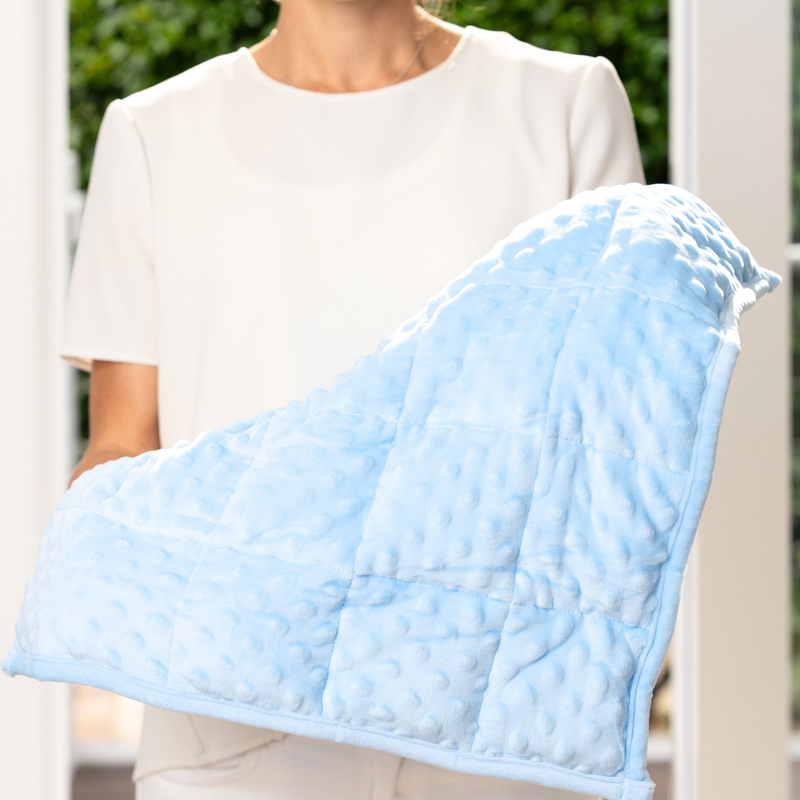 Weighted Lap Pad Snuggly Tactile Soft Blanket for Kids