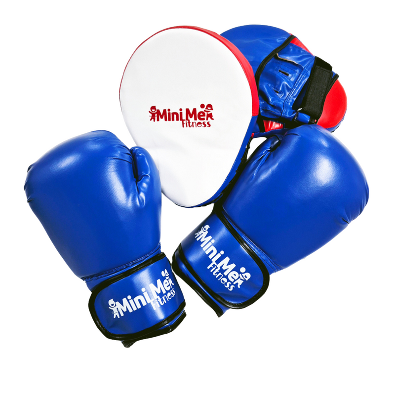 Children's Boxing Gloves & Focus Pads Set for Exercise, Training and Sport