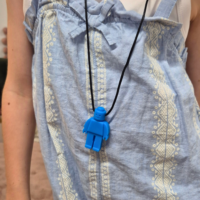 Mini Figure Pendant Oral Motor Sensory Chew Necklace