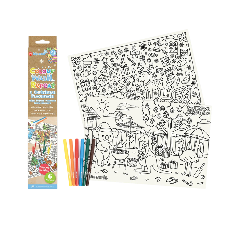 Micador JR Colour Wash Repeat Placemat 2 Pack