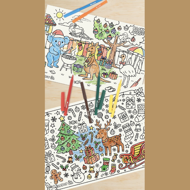 Micador JR Colour Wash Repeat Placemat 2 Pack