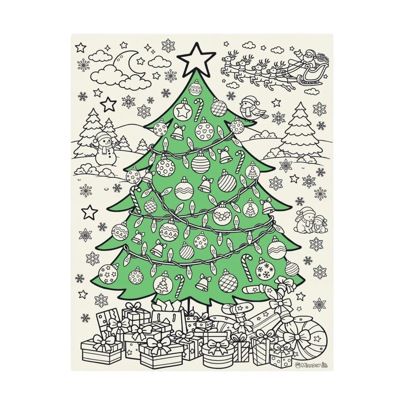 Micador JR Colour Wash Repeat Christmas Tree