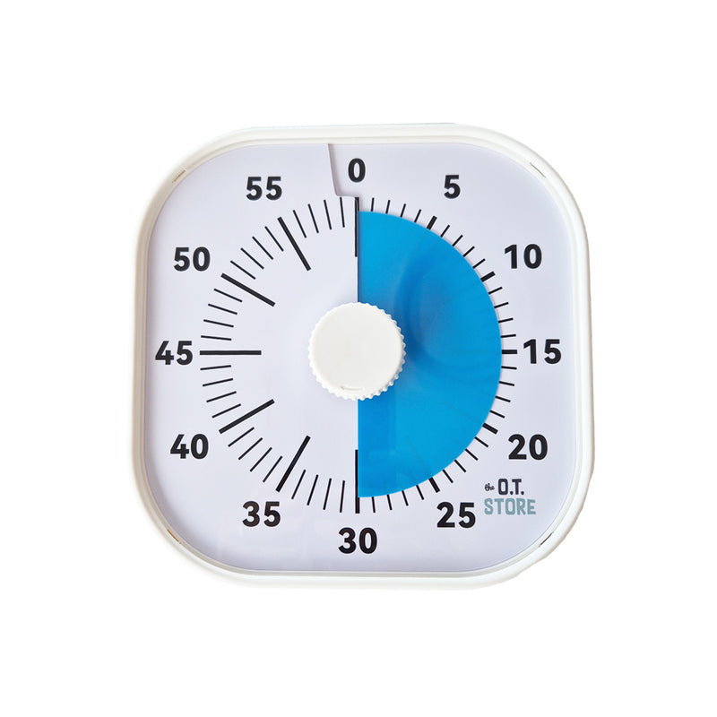 Countdown Timer (8" / 20cm) Activity Time Timer for School, Work, Home or Sports Non-Tick