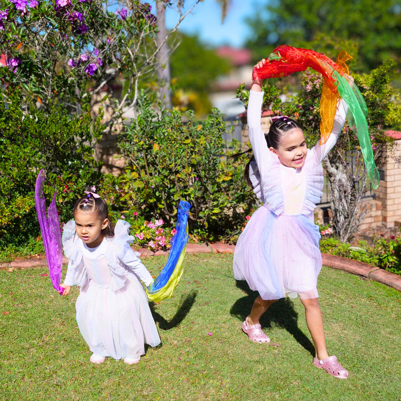 Dancing Juggling Scarves