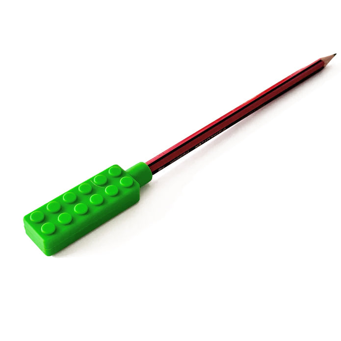Building Block Pencil Topper Sensory Chew