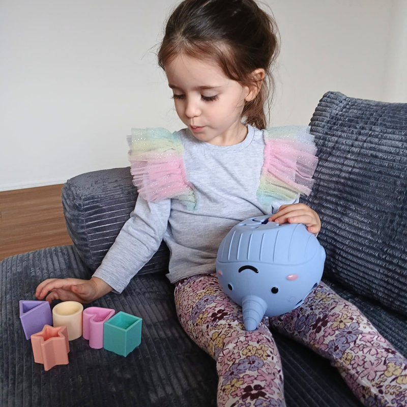 Narwhal Silicone Shape Sorter