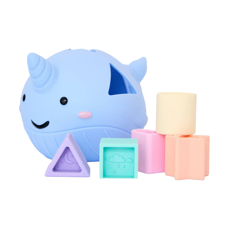 Narwhal Silicone Shape Sorter