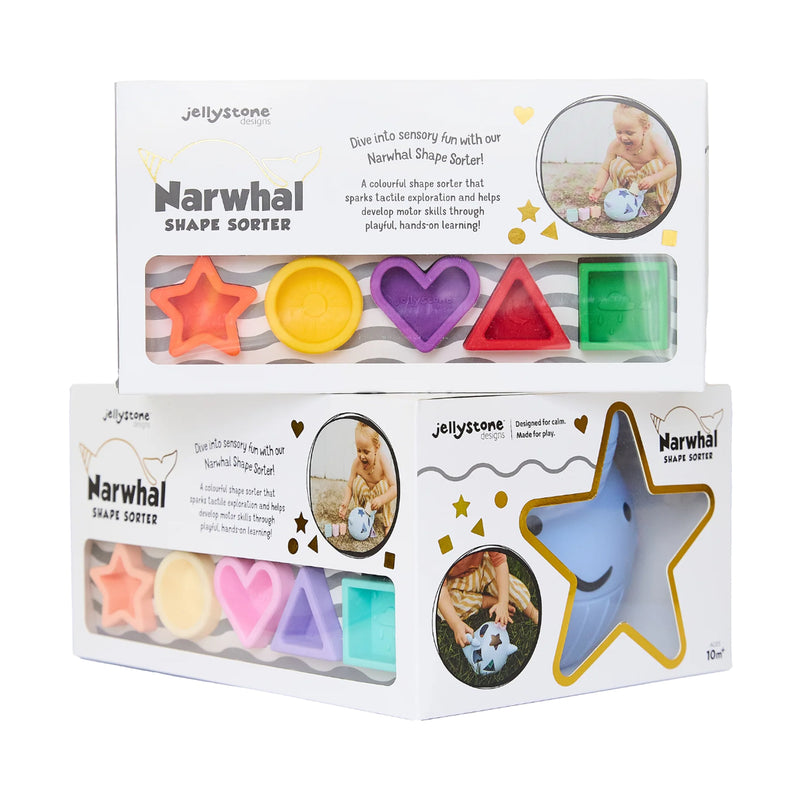 Narwhal Silicone Shape Sorter