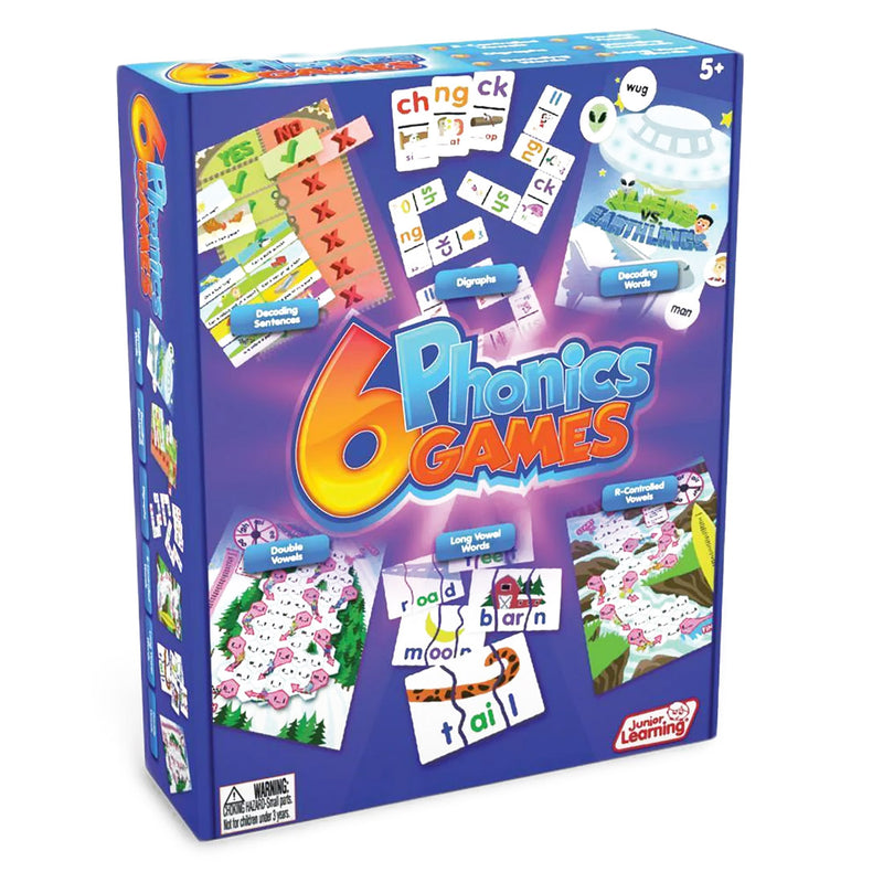 6 Phonics Games by Junior Learning