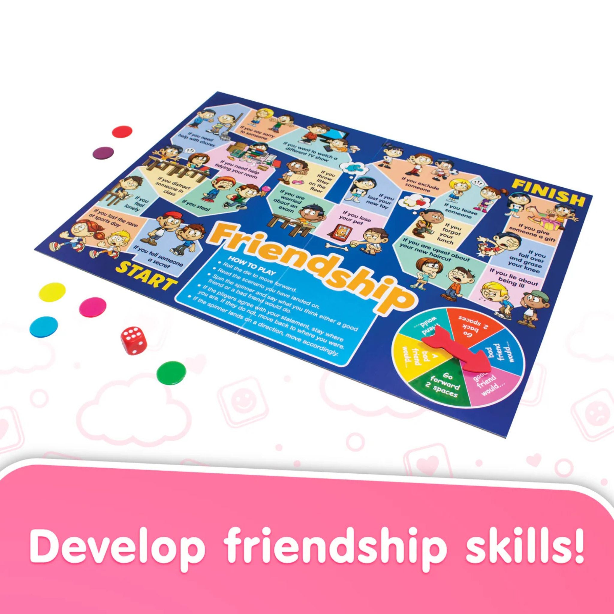 Junior Learning Social Skills Board Game 4-in-1 — The OT Store
