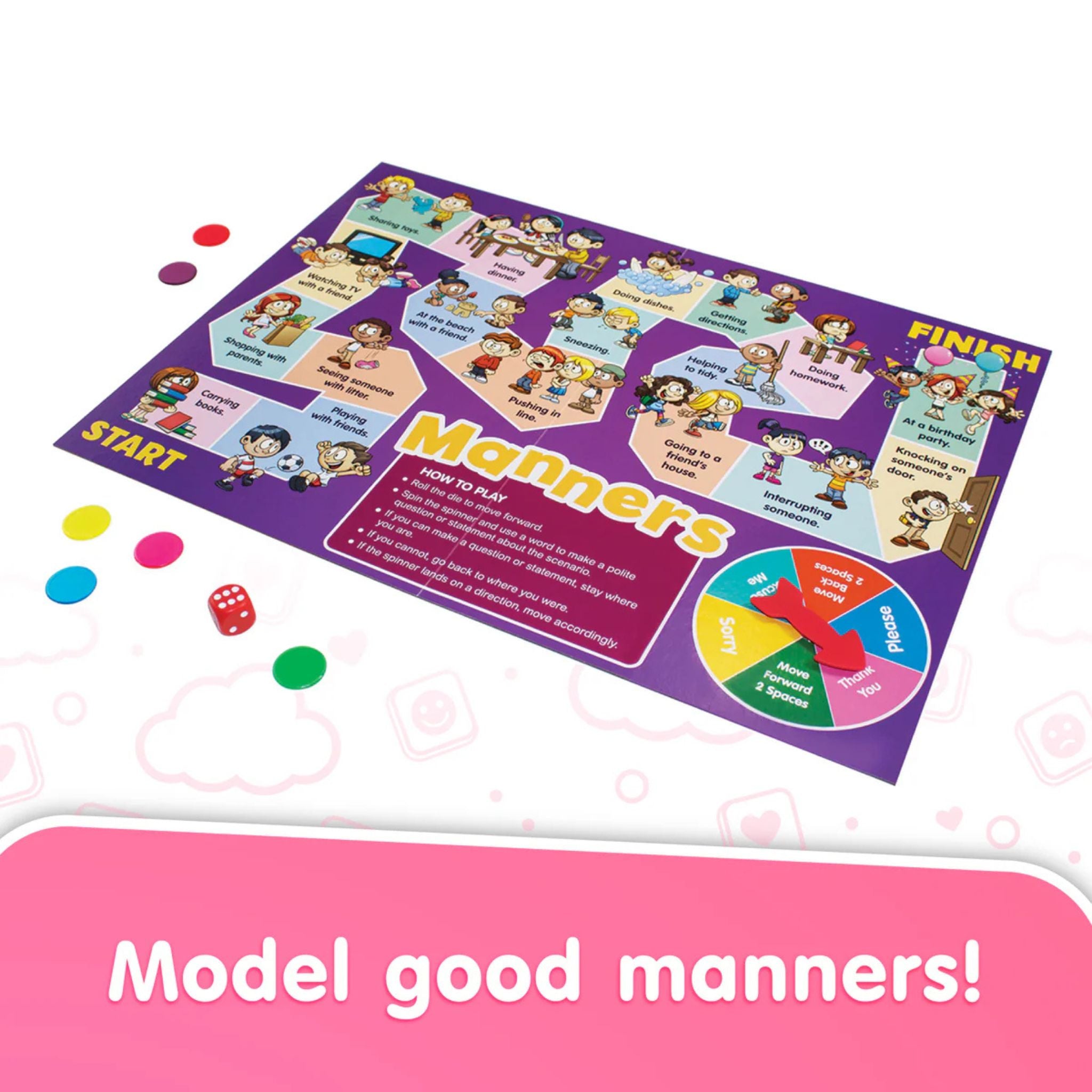 Junior Learning Social Skills Board Game 4-in-1 — The OT Store
