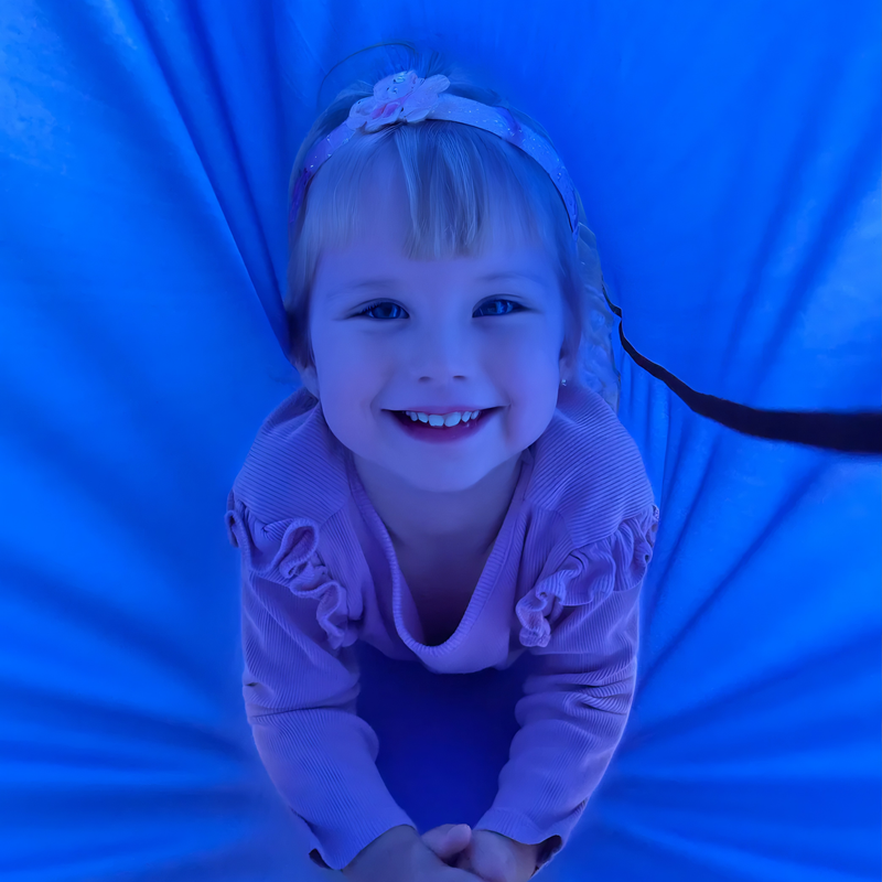 Lycra Sensory & Compression Tunnel 3m (Royal Blue)