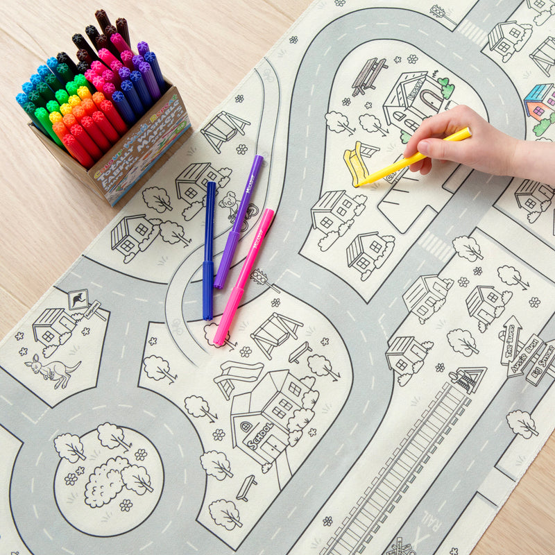 Micador JR Colour Wash Repeat Street Canvas