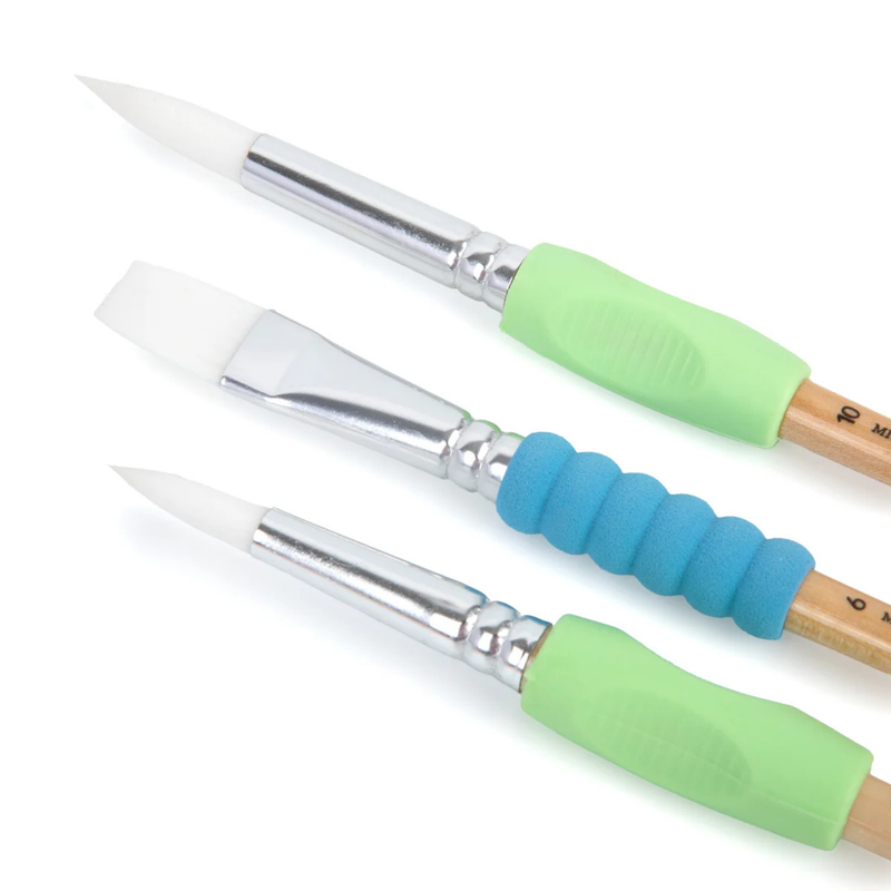 Micador Timeless Secure Grip Achiever Brushes Pack of 3