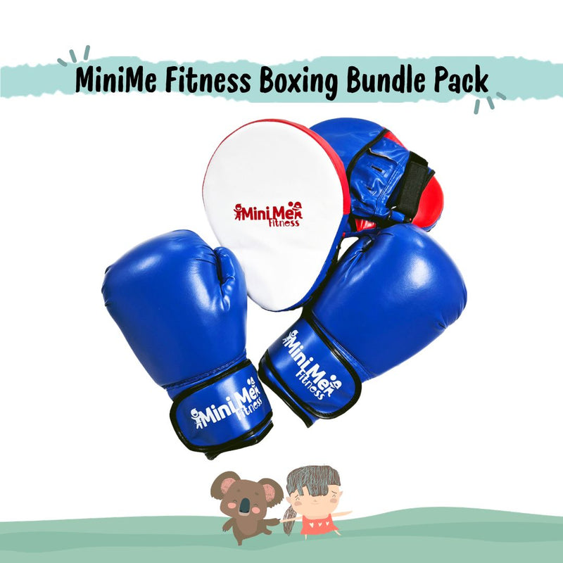Children's Boxing Gloves & Focus Pads Set for Exercise, Training and Sport
