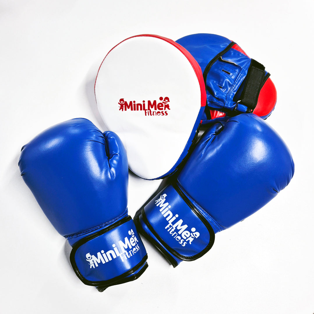 Children's Boxing Gloves & Focus Pads Set for Exercise, Training and S ...