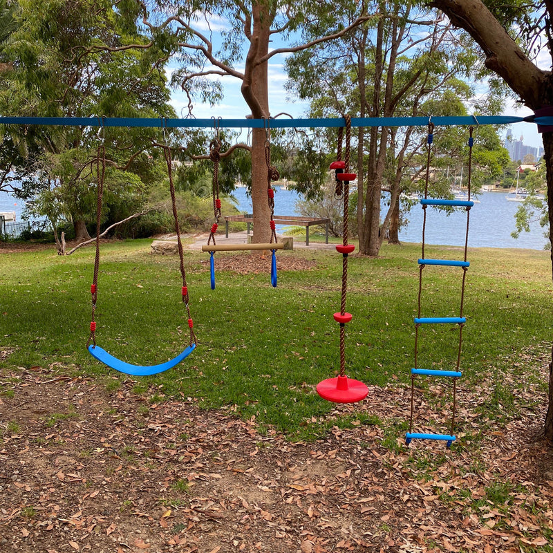 Ninja Warrior Outdoor Obstacle Course for Kids