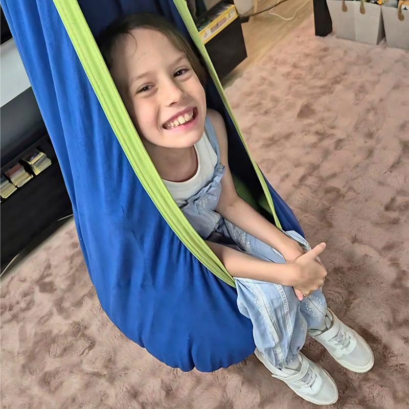 Pod Swing for Children Blue / Green