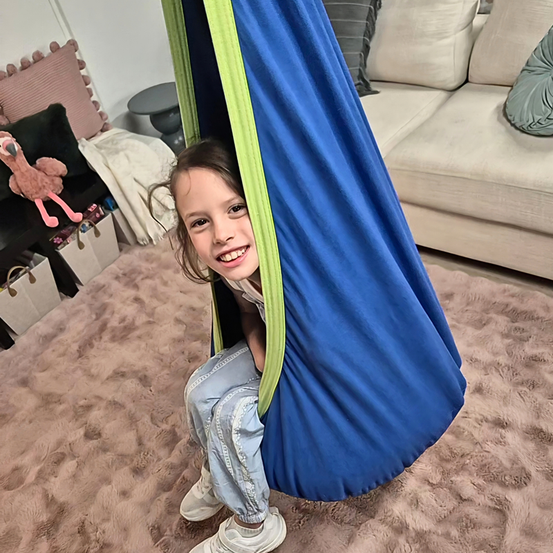 Pod Swing for Children Blue / Green