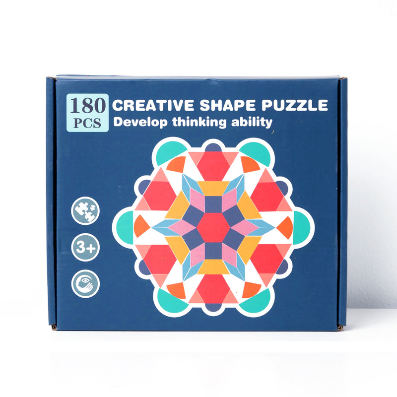 Rainbow Geometric Pattern Blocks