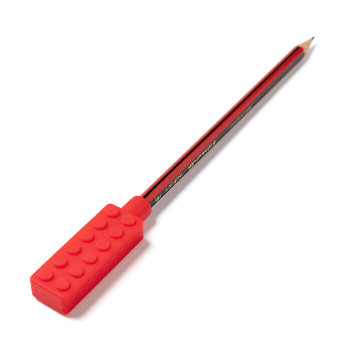 Building Block Pencil Topper Sensory Chew