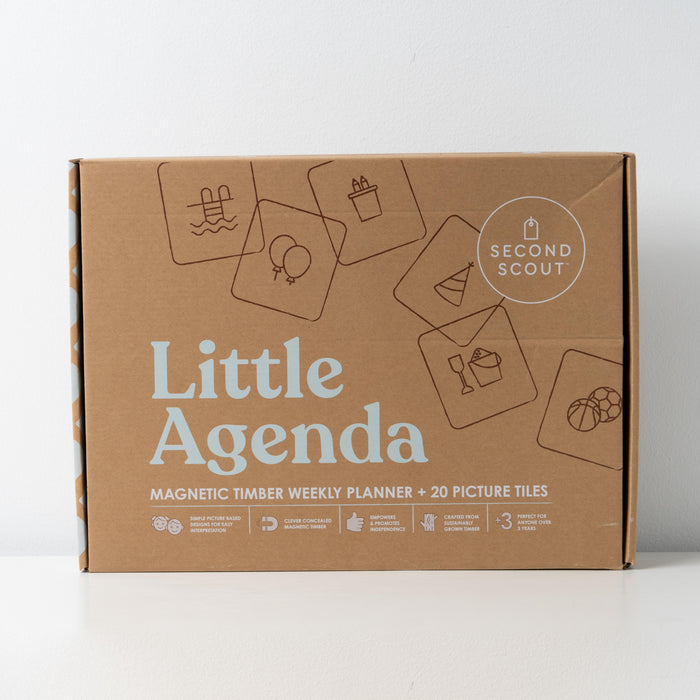 Second Scout Little Agenda Visual Schedule (LARGE)