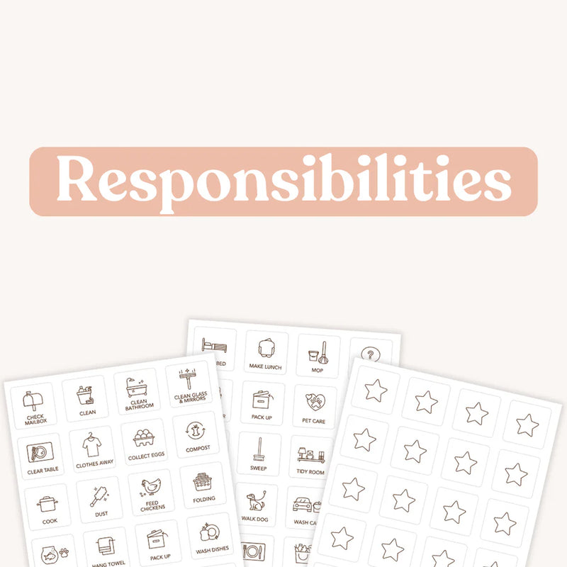 Second Scout Tile Labels - Responsibilities Pack