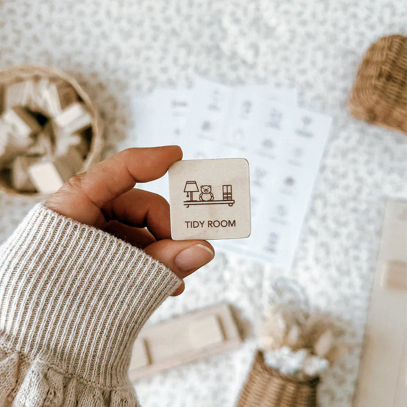 Second Scout Tile Labels - Routine & Reminders Pack