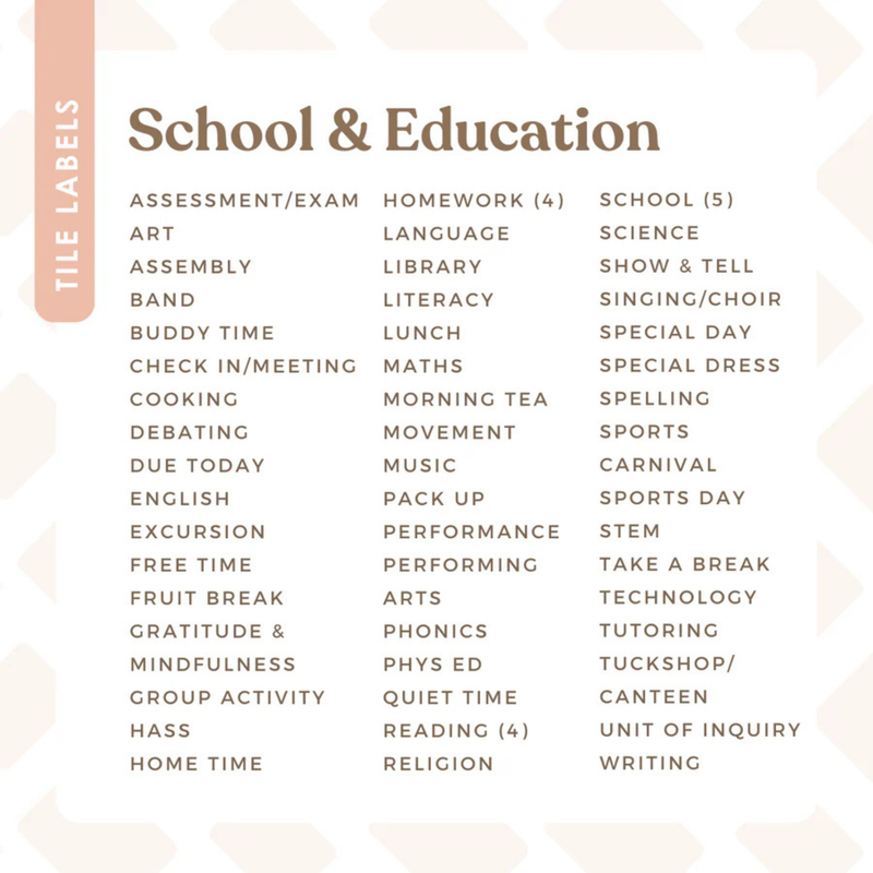 Second Scout Tile Labels - School & Education Pack