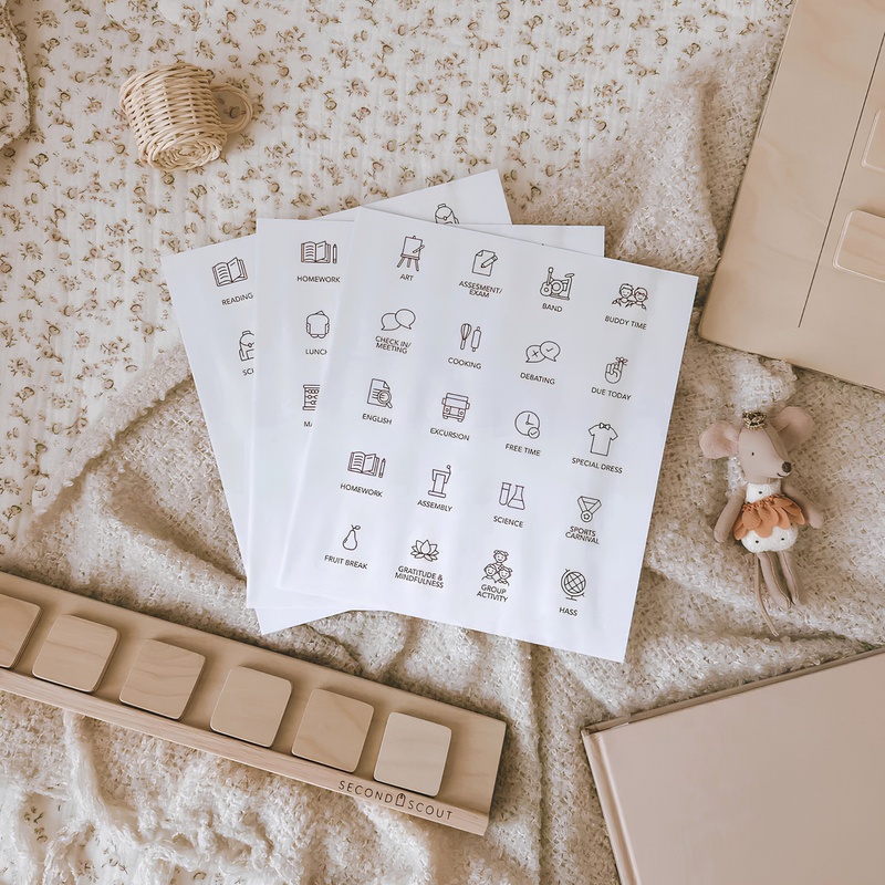 Second Scout Tile Labels - School & Education Pack