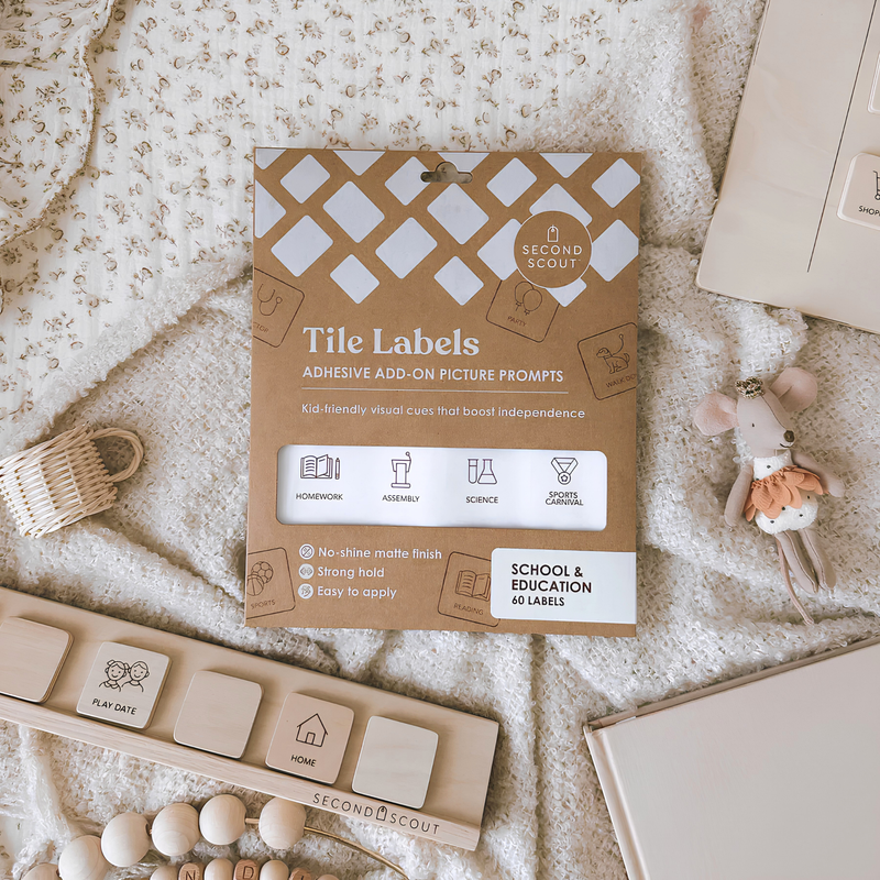 Second Scout Tile Labels - School & Education Pack