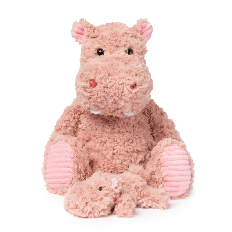 Mini and Me Weighted Plush Hippo - Hippo Hugs