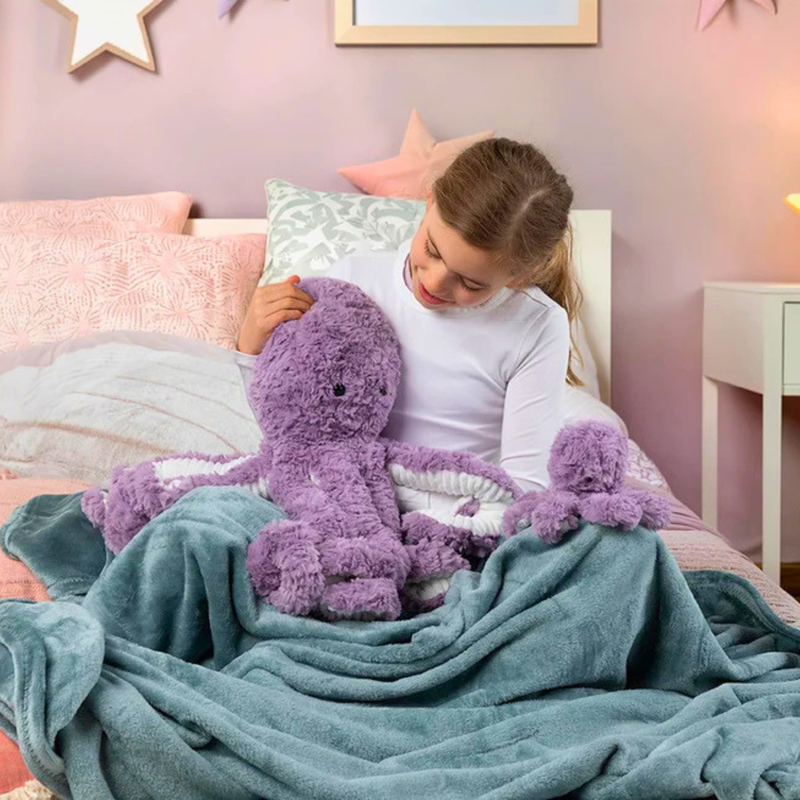 Mini and Me Weighted Plush Octopus - Octopus Oasis