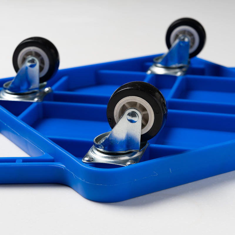 Small Sturdy Moulded Plastic Scooter Board (Small / Blue)