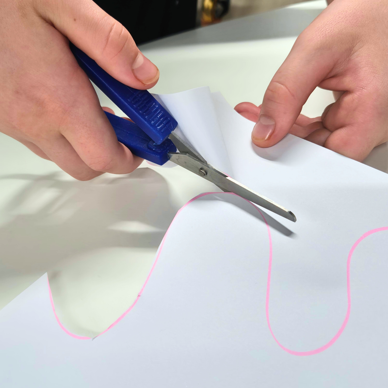 Easy Grip Spring Loop Scissors